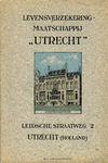 712139 Voorzijde van een tarievenboekje, rijk geïllustreerd, met de tarieven van de verschillende verzekeringen die ...